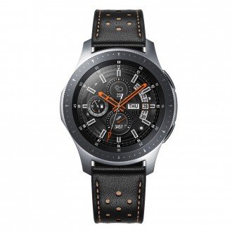 Tamsiai ruda/juoda "Tech-Protect Leather" apyrankė laikrodžiui Samsung Galaxy Watch 42MM 