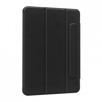 Juodas atverčiamas dėklas "Tech-Protect Smartcase Magnetic" planšetei iPad Air 13 2024