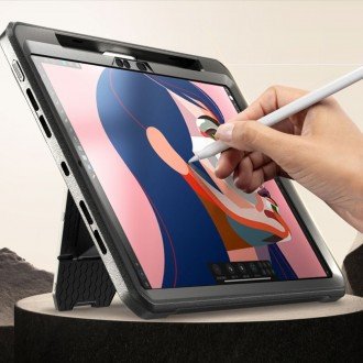 Juodas itin tvirtas dėklas "Supcase Unicorn Beetle Pro" skirtas iPad Pro 13 7 / 2024