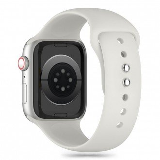Akmens spalvos apyrankė "Tech-Protect Silicone" laikrodžiui Apple Watch 4 / 5 / 6 / 7 / 8 / 9 / SE (38 / 40 / 41 MM)