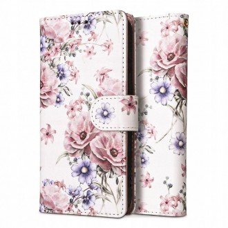 Gėlėtas atverčiamas dėklas "Tech-Protect Wallet Blossom Flower" telefonui Samsung Galaxy M34 5G