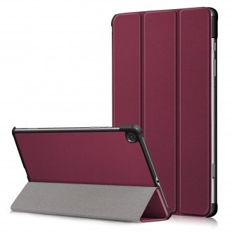 Bordo atverčiamas dėklas "Smart Leather" planšetei Samsung Galaxy Tab S9 X710 / X716 