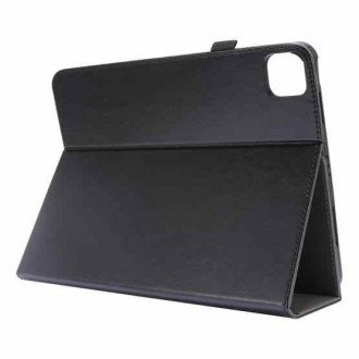 Juodas atverčiamas dėklas "Folding Leather" planšetei Nokia T20