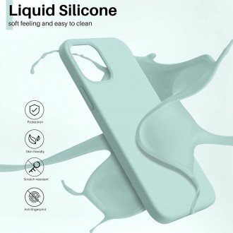 Mėtinės spalvos dėklas "Liquid Silicone 1.5mm" telefonui Samsung Galaxy S24