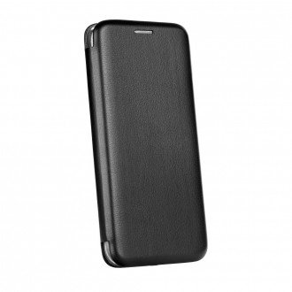 Juodos spalvos atverčiamas dėklas "Book elegance" telefonui Samsung Galaxy S24 Plus