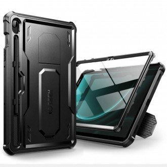 Juodas dviejų dalių dėklas "Tech-Protect Kevlar Pro" skirtas Samsung Galaxy Tab S9 FE 10.9 X510 / X516B 