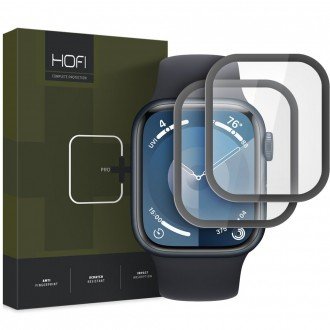 Apsauginis stiklas ''Hofi Hybrid Pro+" (2 vnt.) laikrodžiui Apple Watch 7 / 8 / 9 (45 MM)