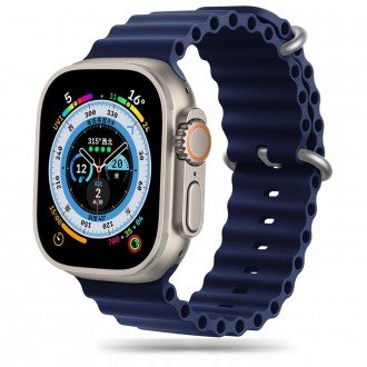 Mėlyna apyrankė "Tech-Protect Iconband Pro" laikrodžiui Apple Watch 4 / 5 / 6 / 7 / 8 / 9 / SE / ULTRA 1 / 2 (42 / 44 / 45 / 49 MM)
