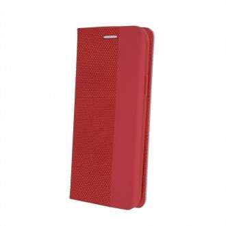Raudonas atverčiamas dėklas "Smart Senso" telefonui Samsung A13 4G
