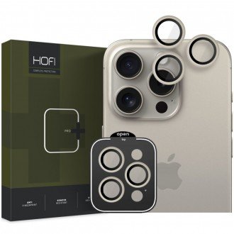 Apsauga Titanium "Hofi Camring Pro+" telefono kamerai iPhone 15 Pro / 15 Pro Max 