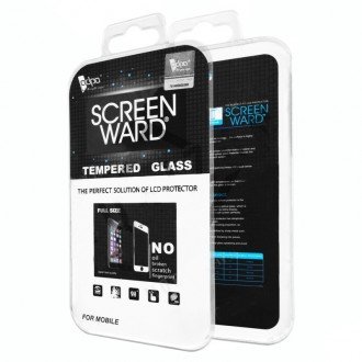 Apsauginis grūdintas stiklas juodais kraštais ''Adpo'' telefonui Samsung S22 Ultra lenktas (su ertme piršto antspaudui)