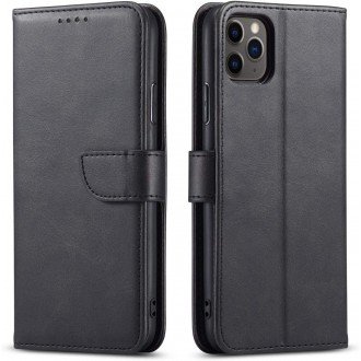 Atverčiamas juodas dėklas "Wallet Case" telefonui Samsung Galaxy S24 Ultra
