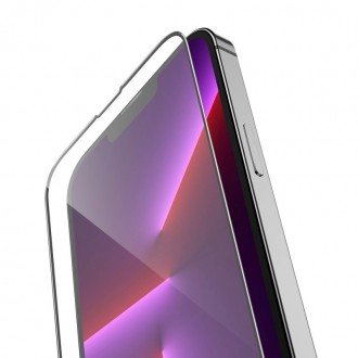 LCD apsauginis stikliukas 5D Full Glue telefonui OnePlus 9R juodais krašteliais