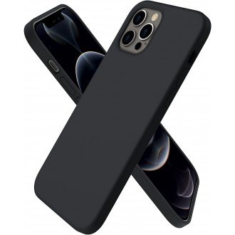 Juodos spalvos dėklas "Liquid Silicone 1.5mm" telefonui Samsung Galaxy A35 5G