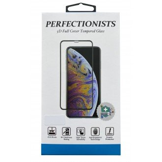 LCD apsauginis stikliukas "Perfectionists 5D" telefonui Xiaomi Redmi Note 10 5G / Poco M3 Pro (lenktas, juodais krašteliais)